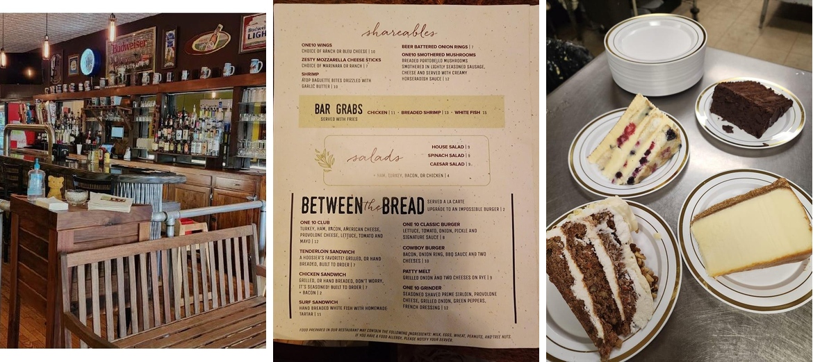 One10 West Main Menu