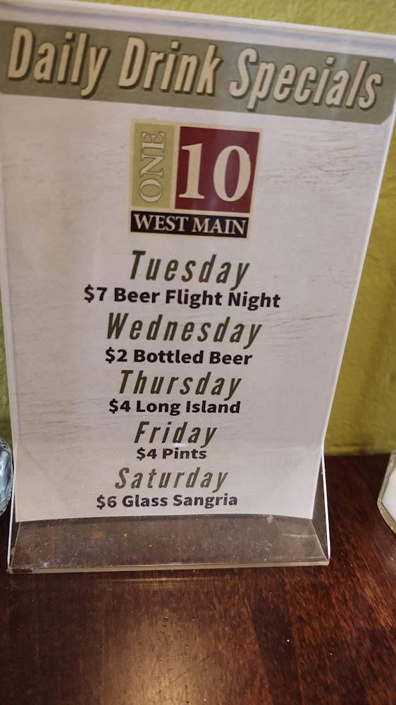 One10 West Main Menu image 4